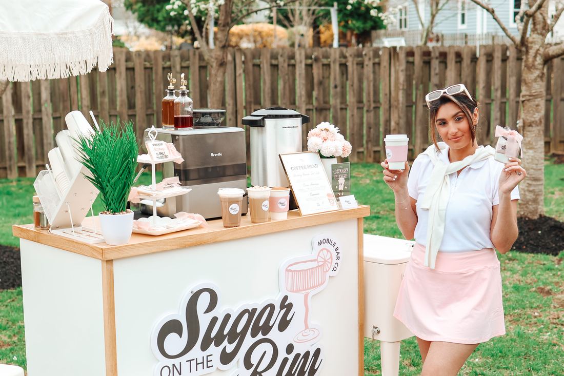 mobile espresso & matcha bar — Sugar On The Rim mobile bar in New Jersey